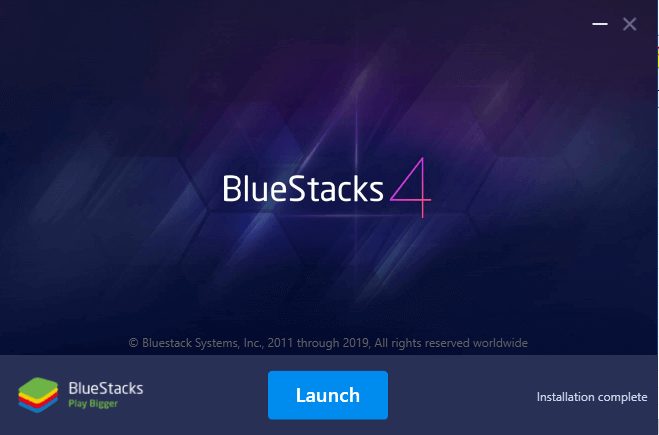 Bluestacks install