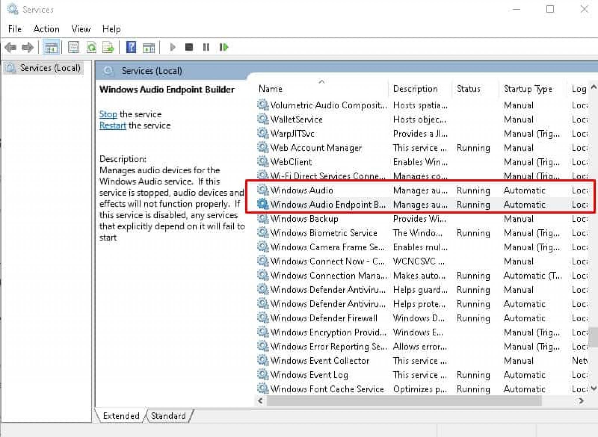 Audio Service Is Not Running Windows 10 Fix Tricks For Tech
