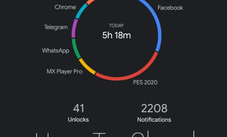 how to check screen time on android