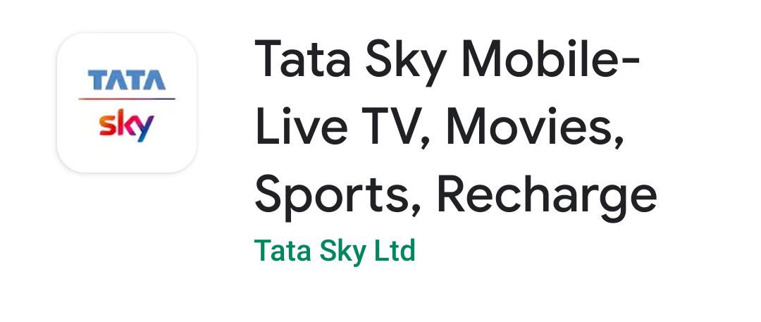 tata sky app