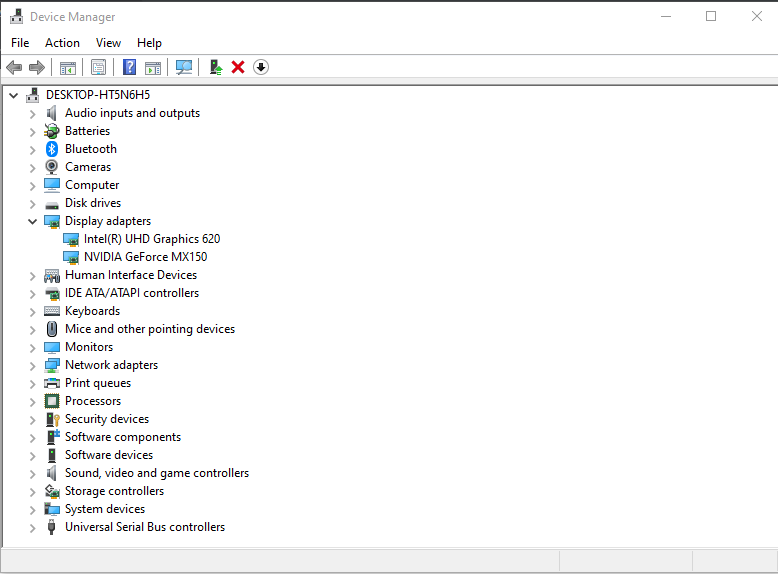 Updating the display driver