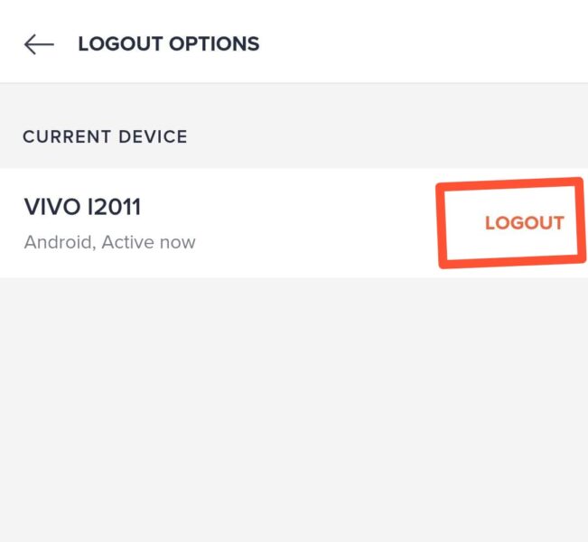 Logout From All Devices In Swiggy
